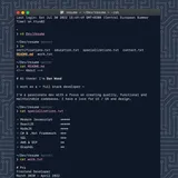 Terminal resume